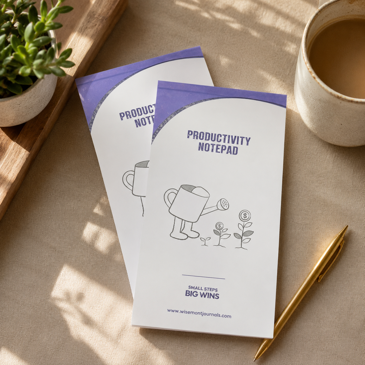 Wisemonk Productivity Notepad