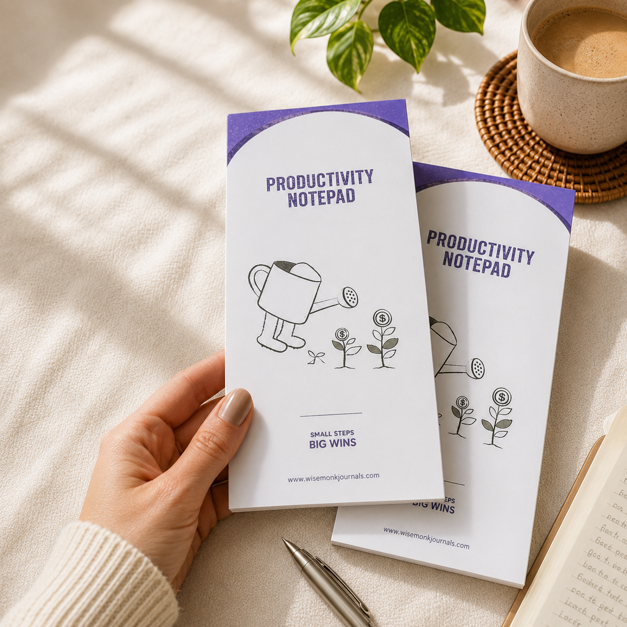 Wisemonk Productivity Notepad