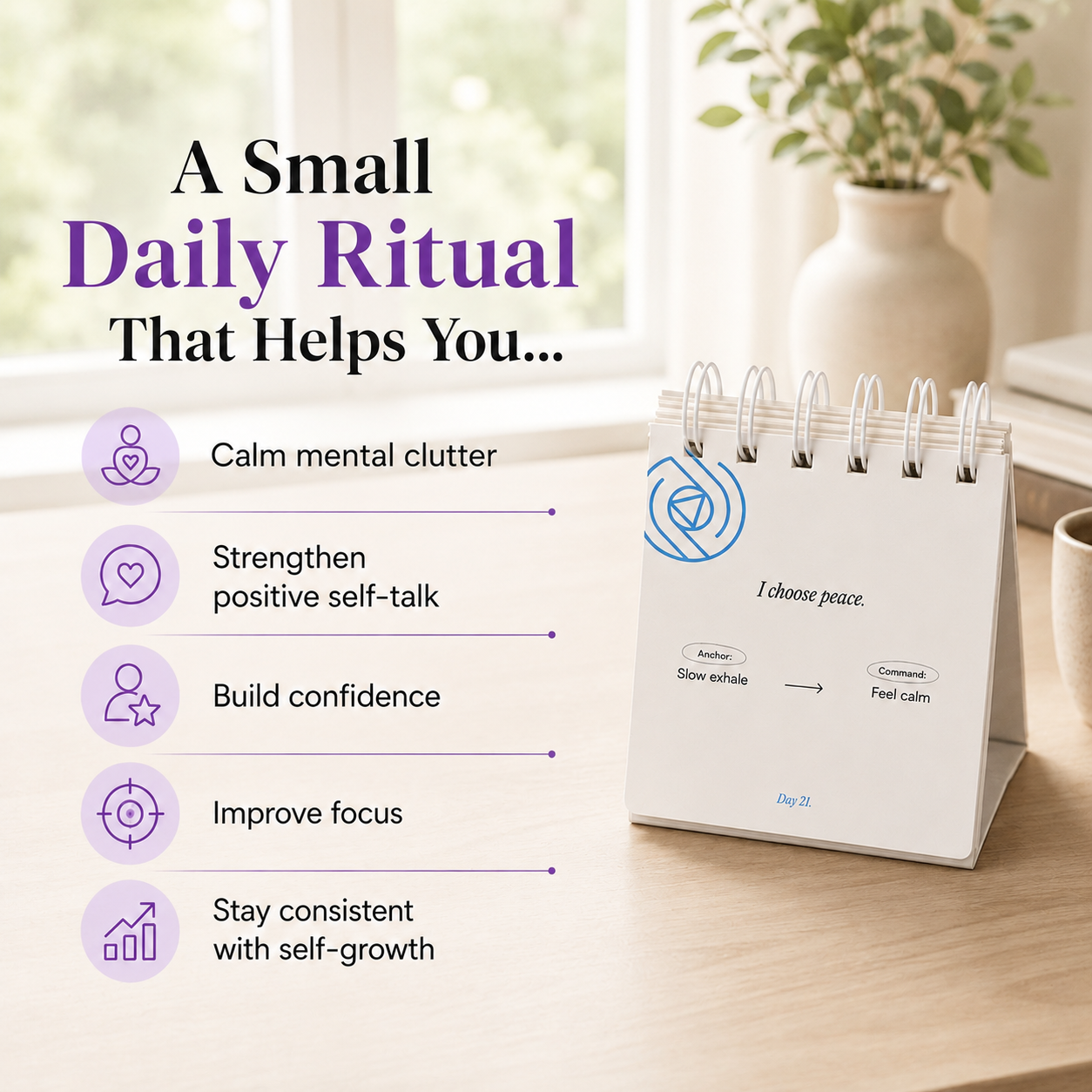 WiseMonk 60 Days NLP Affirmation Cards | For Daily Motivation, Confidence & Self Growth