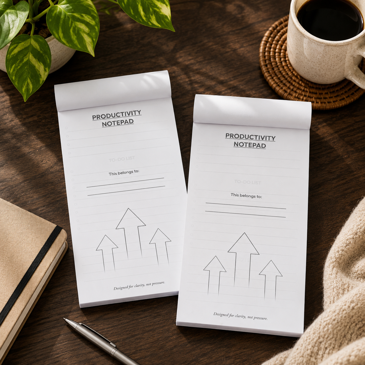 Wisemonk Productivity Notepad