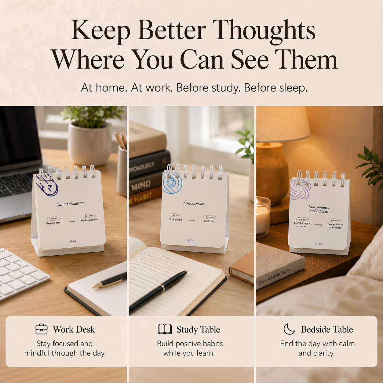 WiseMonk 60 Days NLP Affirmation Cards | For Daily Motivation, Confidence & Self Growth