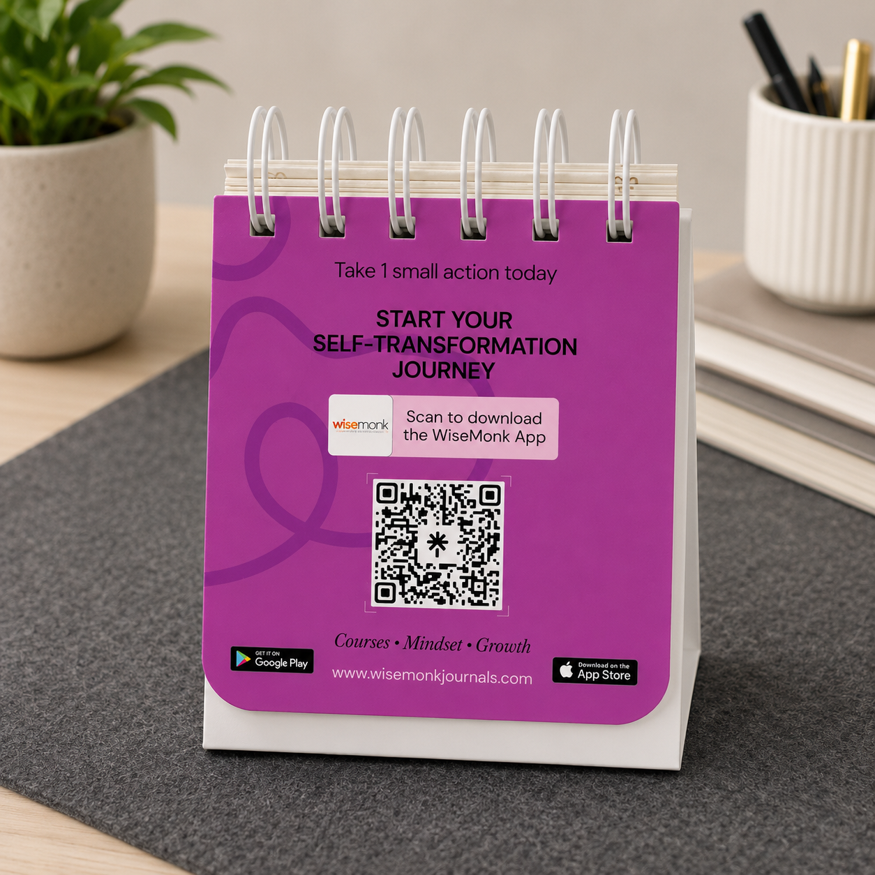WiseMonk 60 Days NLP Affirmation Cards