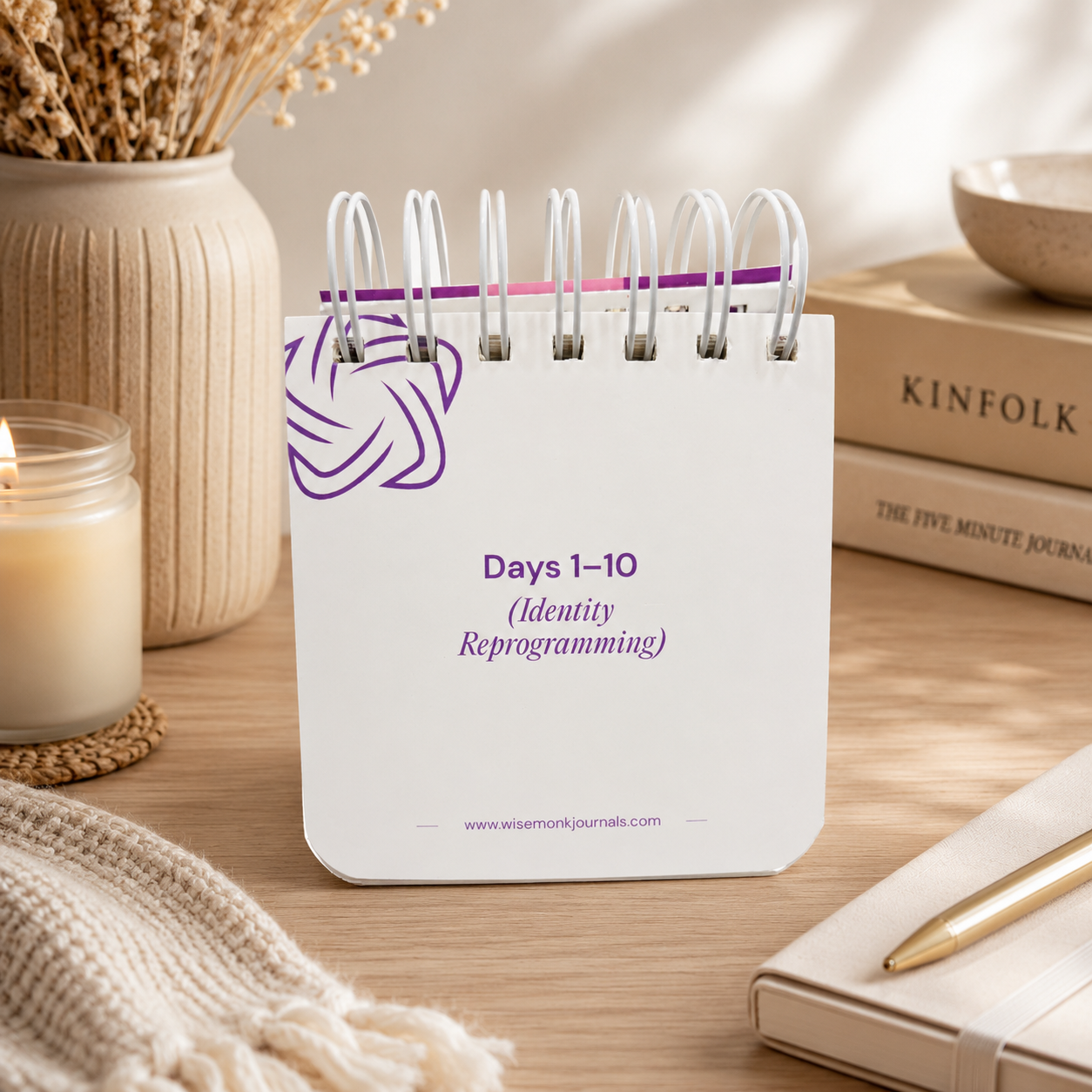 WiseMonk 60 Days NLP Affirmation Cards