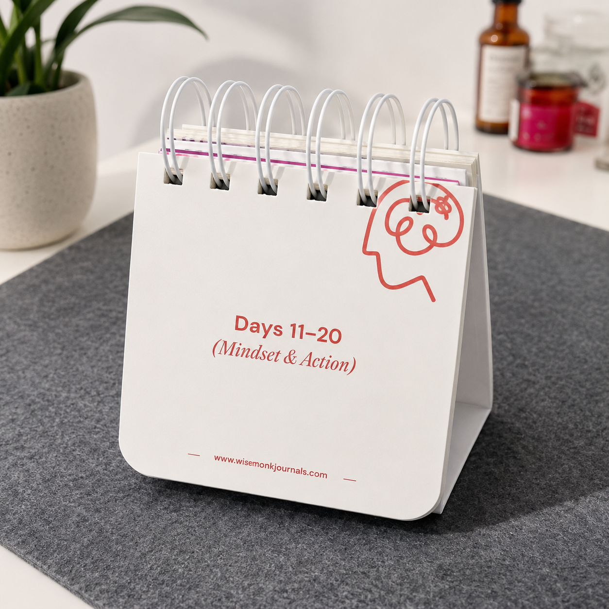 WiseMonk 60 Days NLP Affirmation Cards