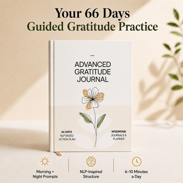 Advanced Gratitude Journal | For Mental Clarity, Inner Peace & Better Sleep