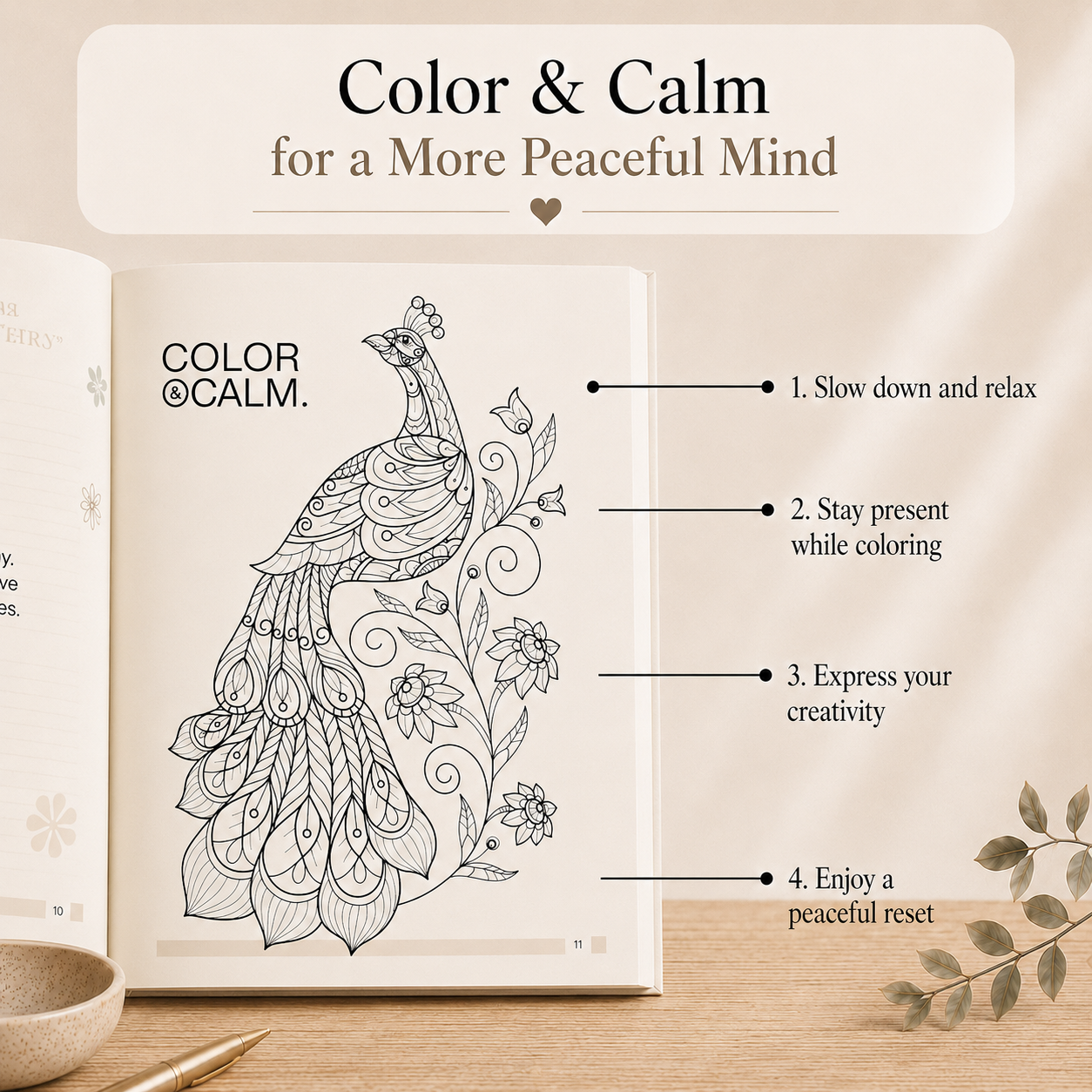 Advanced Gratitude Journal | For Mental Clarity, Inner Peace & Better Sleep